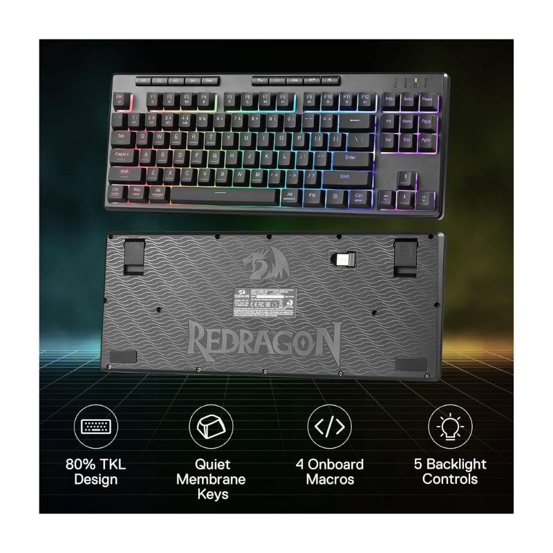 Redragon SHIVA K516 Pro Wireless Membrane Gaming Keyboard (Bluetooth)