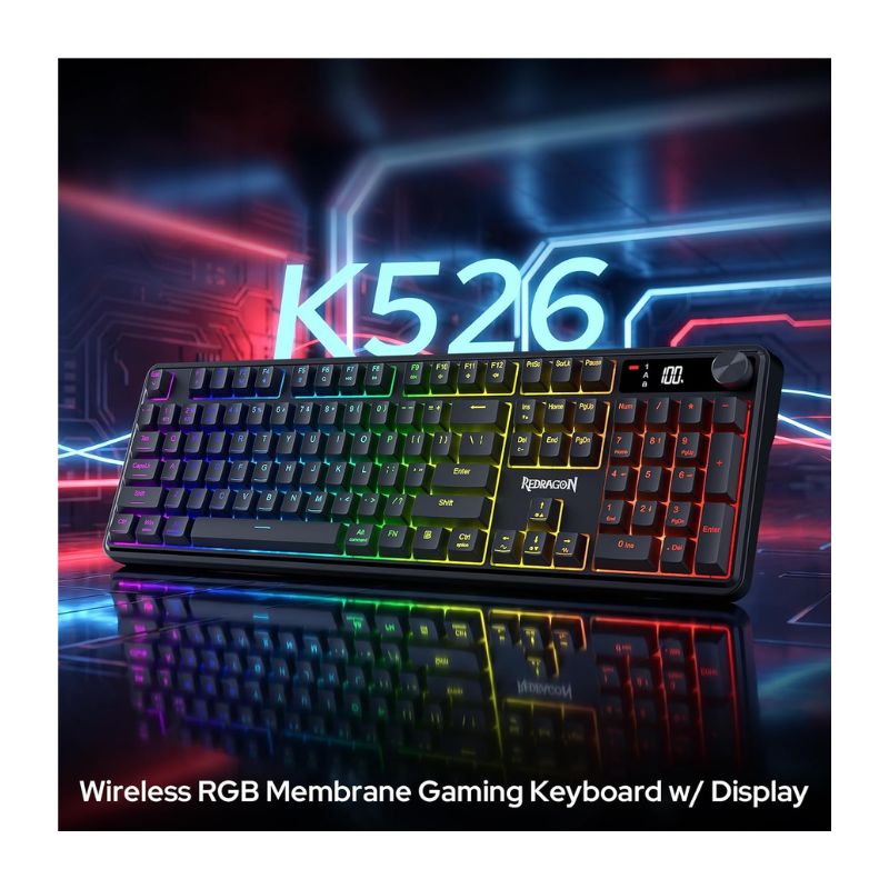 Redragon VOLCANO K526-WL Wireless Membrane Gaming Keyboard (Bluetooth)
