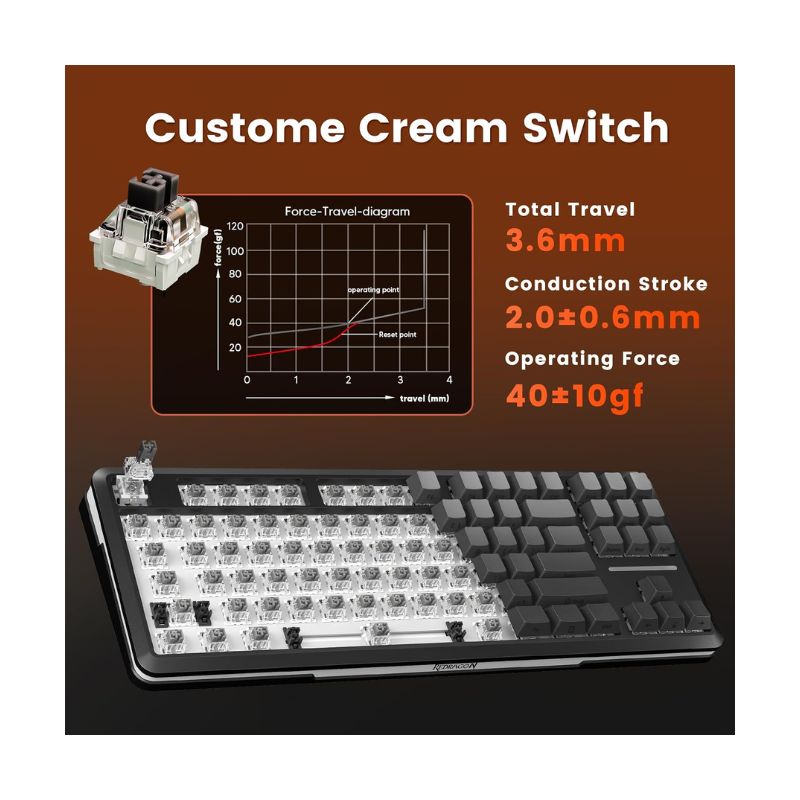 Redragon WILDSLASH PRO K734SP Wireless Gaming Keyboard