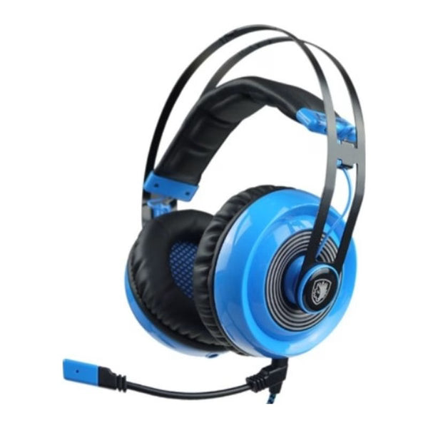SADES ARMOR SA-918, RGB Gaming Headset , USB Wired - Blue