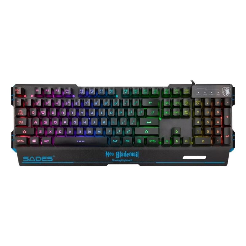 SADES KB104S RGB Gaming Keyboard - Black