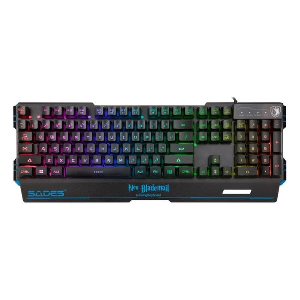 SADES KB104S RGB Gaming Keyboard - Black