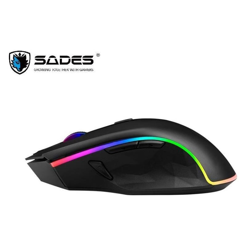 Sades Scythe S17 RGB Gaming Mouse - Black