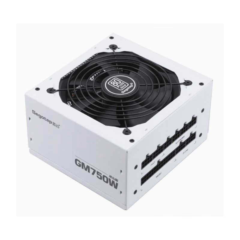 Segotep GM750W 750W 80+ Gold Full Modular 5.1 &amp; ATX 3.0 Power Supply White