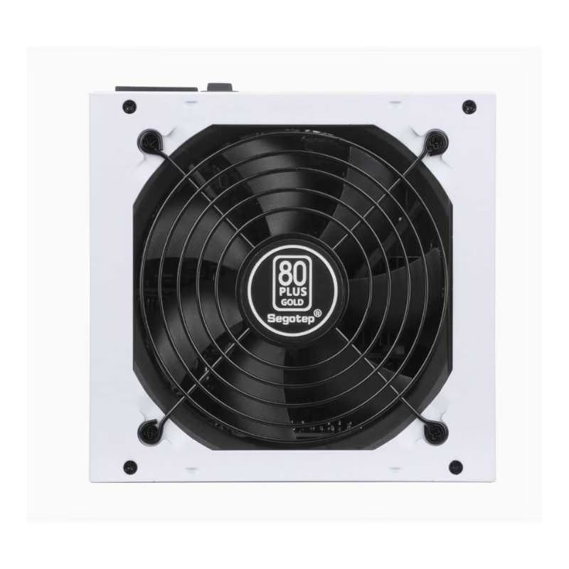 مزود طاقة Segotep GM750W 750W 80+ Gold بتصميم معياري بالكامل 5.1 وATX 3.0 أبيض