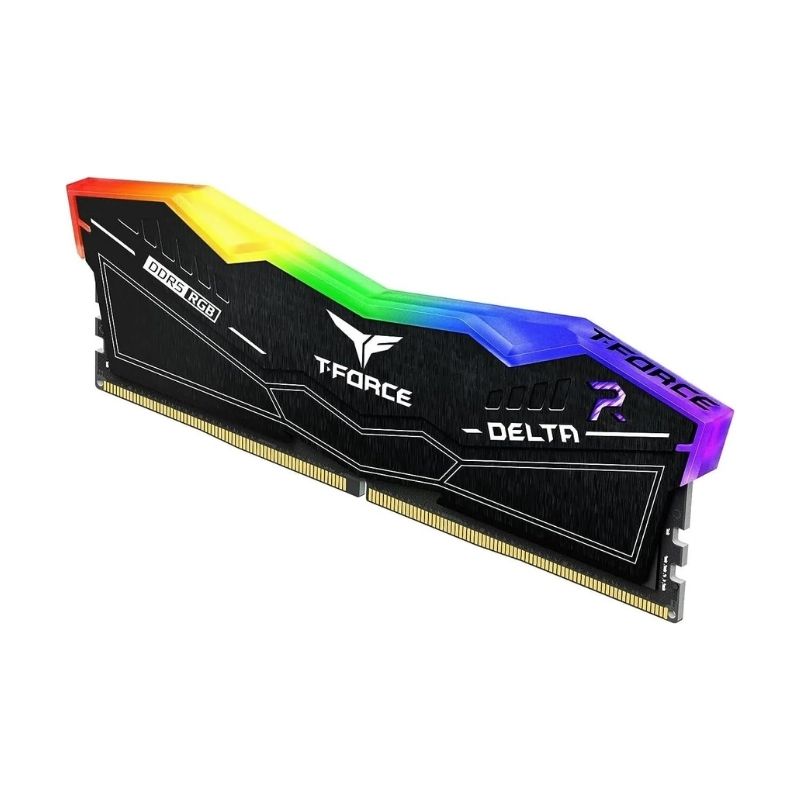 TEAMGROUP T-Force DELTA RGB 32GB (2x16GB) DDR5 5600MHz CL36 Desktop Memory – Black