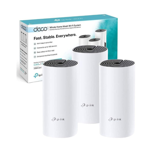 TP-Link Deco E4 AC1200 Whole Home Mesh Wi-Fi System (3-Pack)