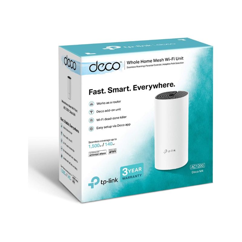 نظام شبكة Wi-Fi 5 لكامل المنزل TP-Link Deco M4 AC1200 (عبوة واحدة)
