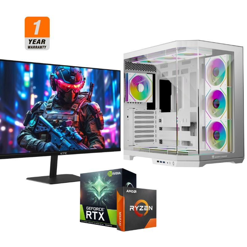 The Goblin Gaming PC - AMD Ryzen 5 7600X, Palit Dual RTX 5060 Ti 8GB, Anacomda 16GB DDR5 6000Mhz, AGI AI818 1TB NVMe M.2 2280 Gen4 SSD