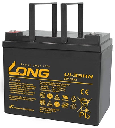 Long Battery 12V-33Ah ,Lead Acid Rechargeable | U1-33HN