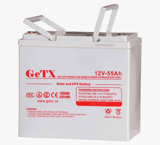 UPS Battery 12V 55AH GeTX GX55-12