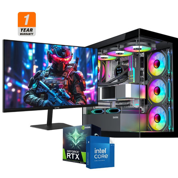 Under Dog Gaming PC - Intel Core i5-12400f, PNY RTX 5060 8GB OC, Anacomda 16GB (2×8) 3600MHz DDR4 black, AGI AI818 1TB NVMe M.2 2280 Gen4 SSD