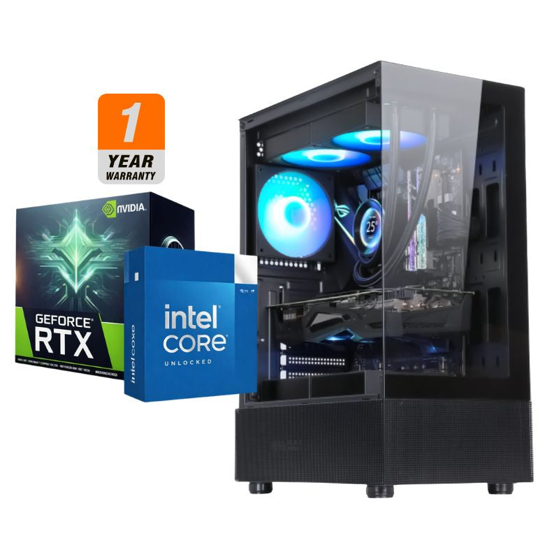 Rift Core Gaming PC - Intel Core i5-12400F, MSI RTX 5060 Ti 8G SHADOW 2X OC, ANACOMDA 32GB DDR5-6000 Black (2x16GB), AGI AI818 1TB NVMe Gen4