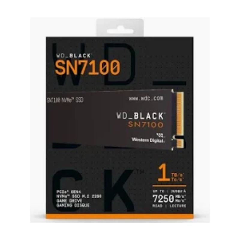 WD BLACK SN7100 1TB , 7250MB/s M.2 NVME , PCIe 4.0