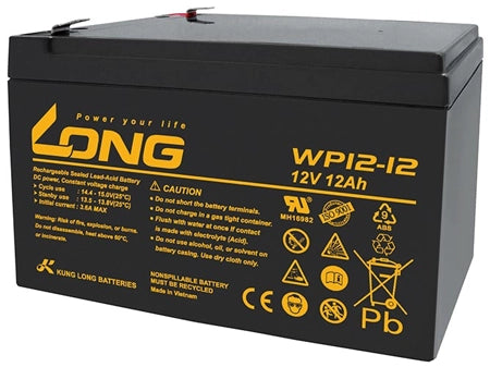 Long Battery 12V-12Ah ,Lead Acid Rechargeable |WP12-12