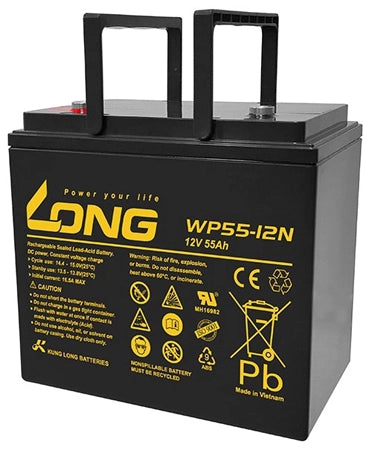 Long Battery 12V-55AH ,Lead Acid Rechargeable |WP55-12N