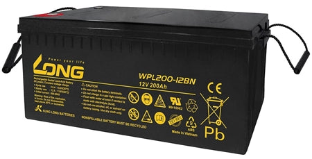 Long Battery 12V-200Ah ,Lead Acid Rechargeable|WPG200-12AN