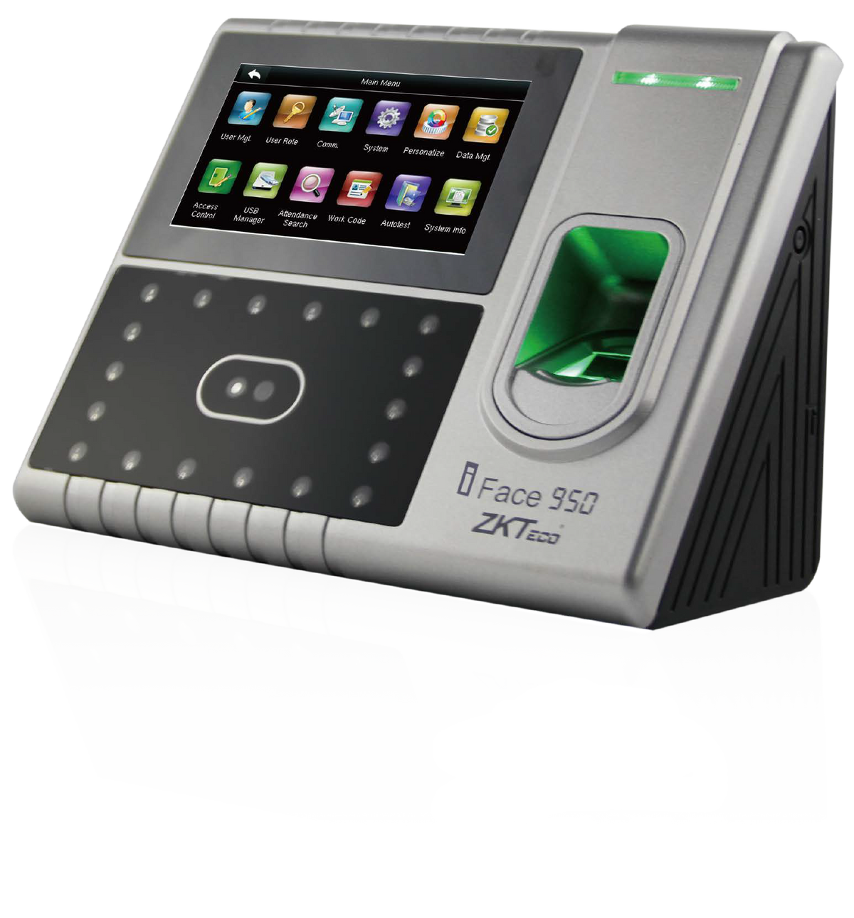 ZKTeco iFace950 face and fingerprint biometric attendance and access control terminal