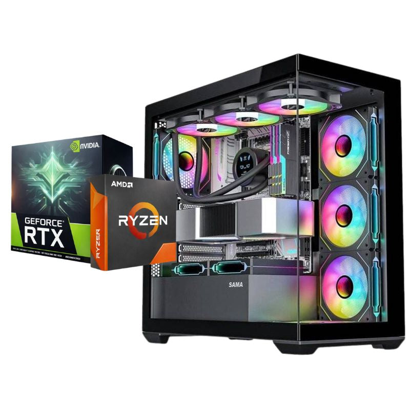 Artemis 2 Gaming PC - AMD Ryzen 5 5500, Galax RTX 3060 1-Click OC 12GB GDDR6, 16GB DDR4 3200MHz, 1TB NVMe SSD