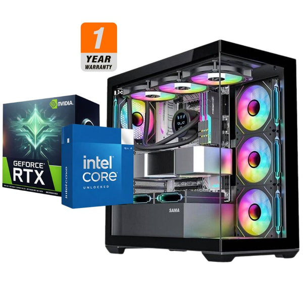 Ivory Sentinel Gaming PC - Intel Core Ultra 5 225F, Palit RTX 5060 Ti Infinity 3 16GB, ANACOMDA 32GB DDR5-6000 White (2x16GB), AGI AI828 1TB NVMe Gen4