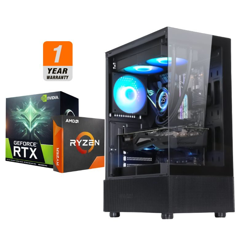 Nova Strike Gaming PC - AMD Ryzen 5 7600X, PNY RTX 5060 OC 8GB, ANACONDA 16GB DDR5 6000MHz, 1TB NVMe SSD