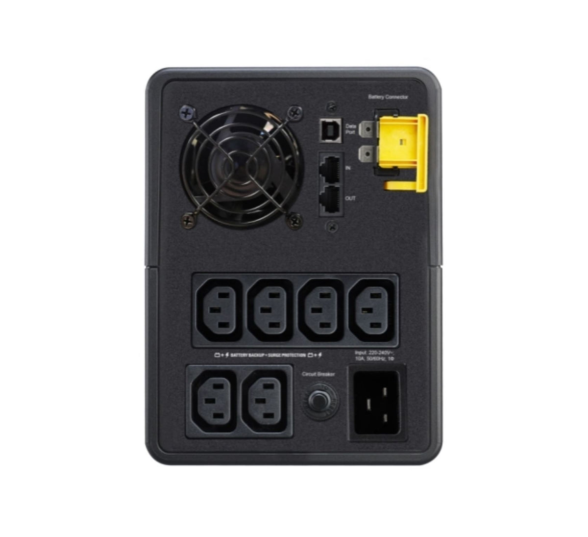 APC Back-UPS BX1200MI 1200VA UPS بدون اتصال مع AVR | 230V | 6 مخارج IEC C13