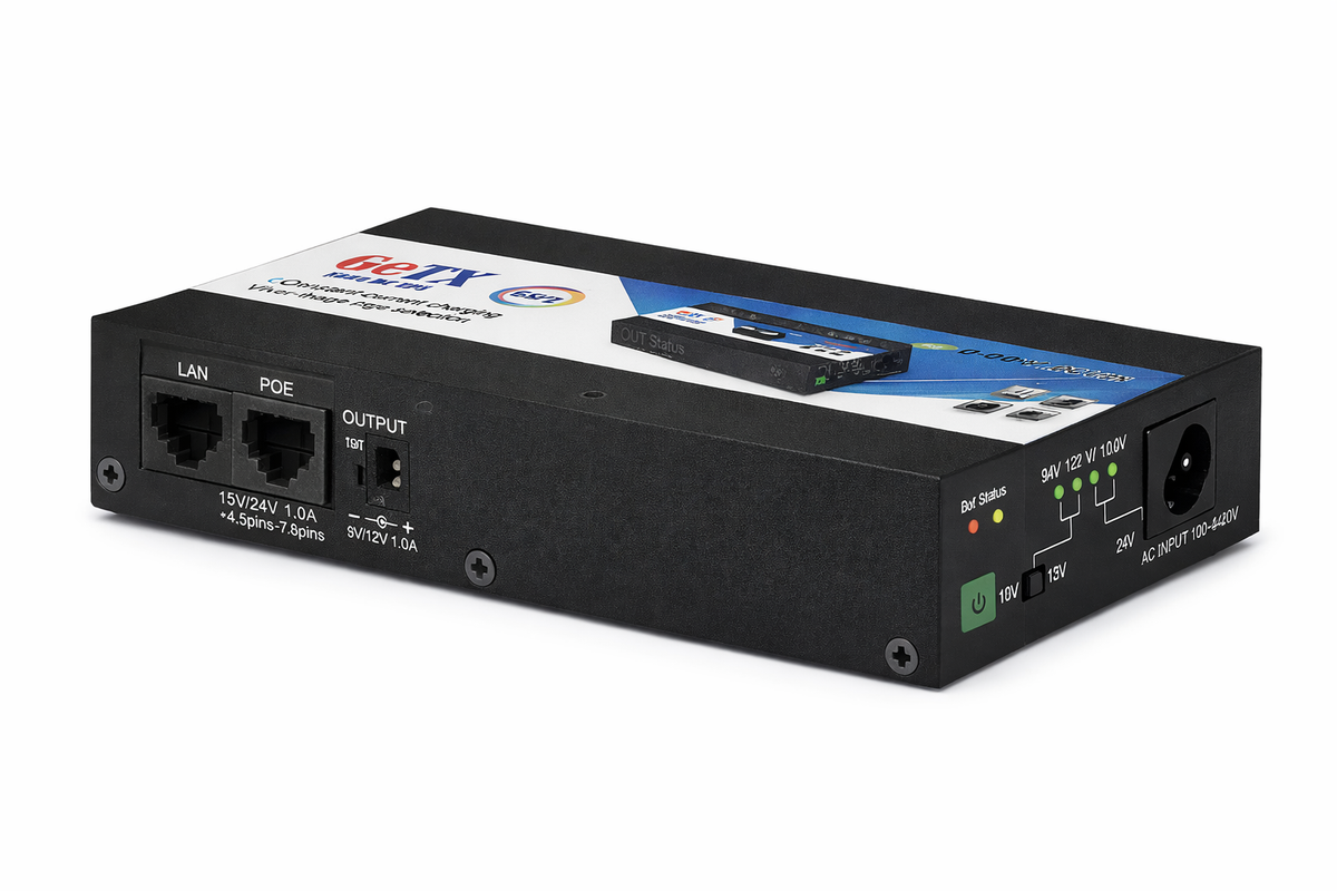 Nano DC UPS GeTX GSP2 36W – Lithium Battery 2200mAh, DC & PoE Output for Network Devices