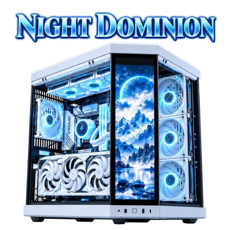 Night Dominion Gaming PC – Ryzen 9 9950X3D & RTX 5080 16GB, 32GB DDR5, 1TB NVMe