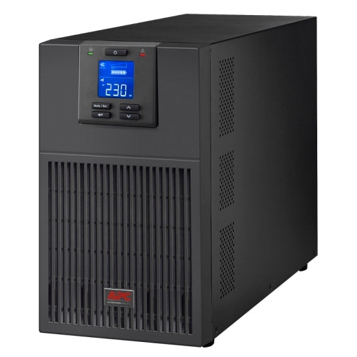APC Easy UPS Online، 3 كيلوفولت أمبير/2400 واط، برج، 230 فولت، فتحة بطاقة ذكية، شاشة LCD - SRV3KI