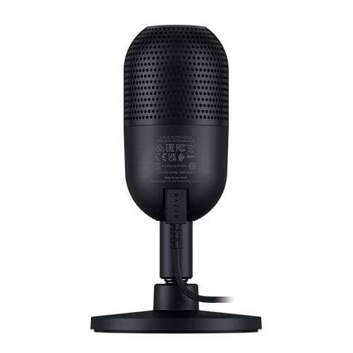 ميكروفون ألعاب USB صغير للغاية Razer Seiren V3، مقاوم للصدمات - أسود