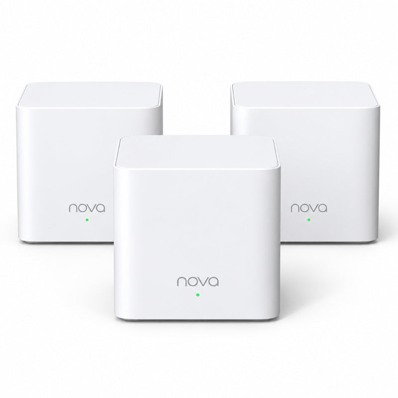 Tenda EX3 (3-Pack) Whole Home Mesh Wi-Fi 6 System - White