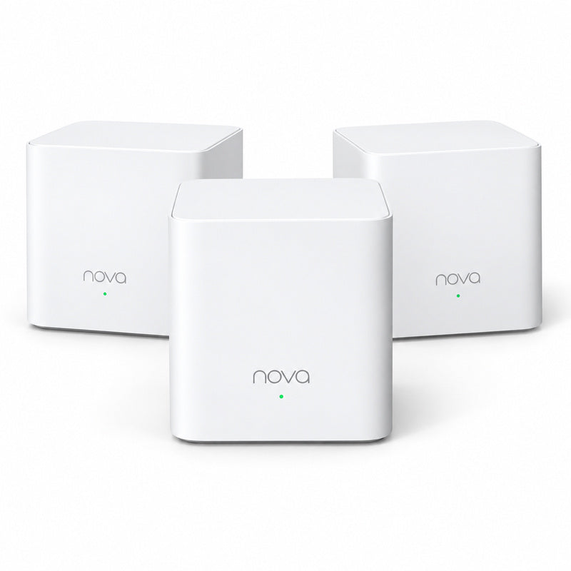 Tenda EX3 (3-Pack) Whole Home Mesh Wi-Fi 6 System - White