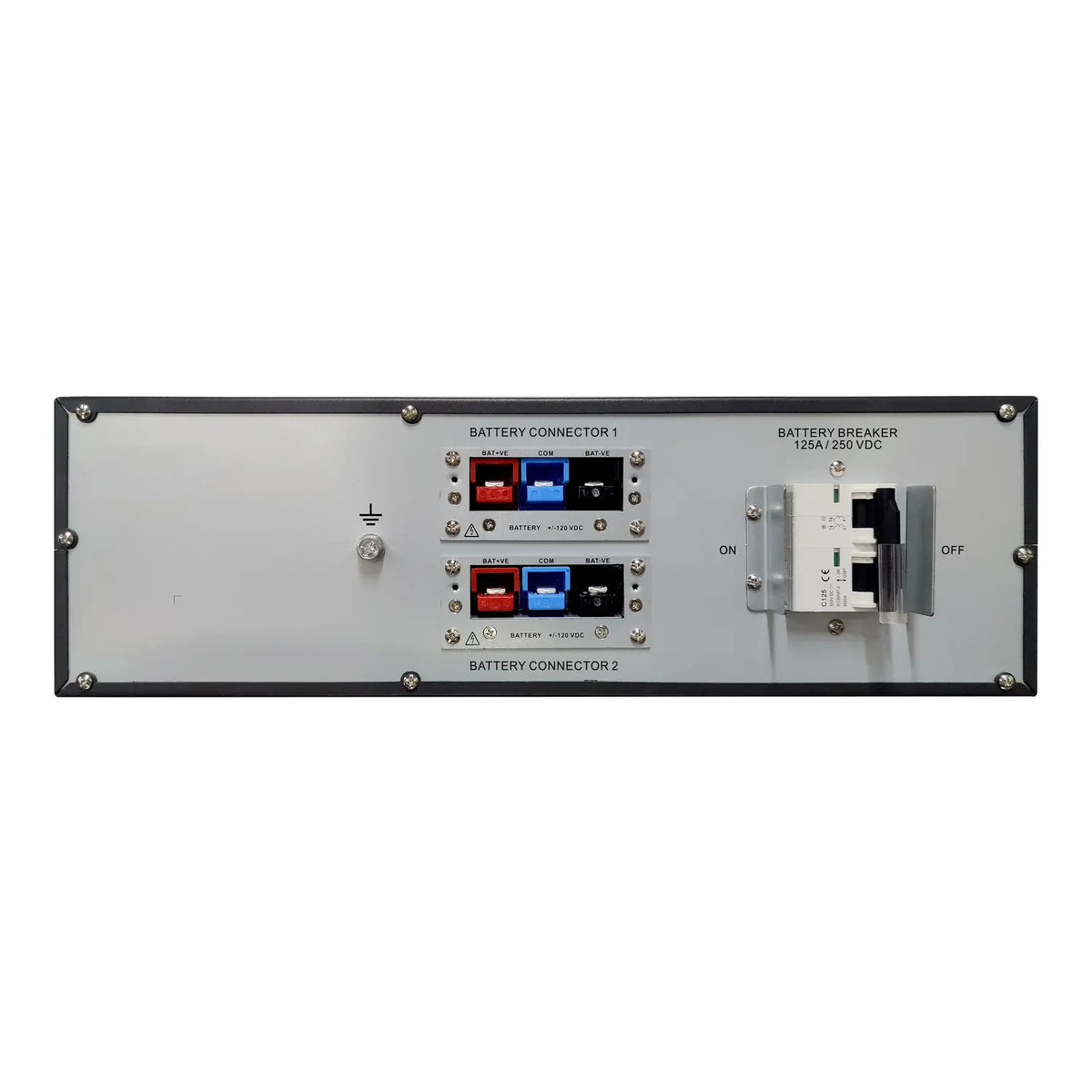 APC Easy UPS On-Line SRV20KRILRK 20 كيلو فولت أمبير / 20 كيلوواط 230 فولت، حامل تثبيت على الرف 9U مع حزمة بطارية ممتدة وقت التشغيل