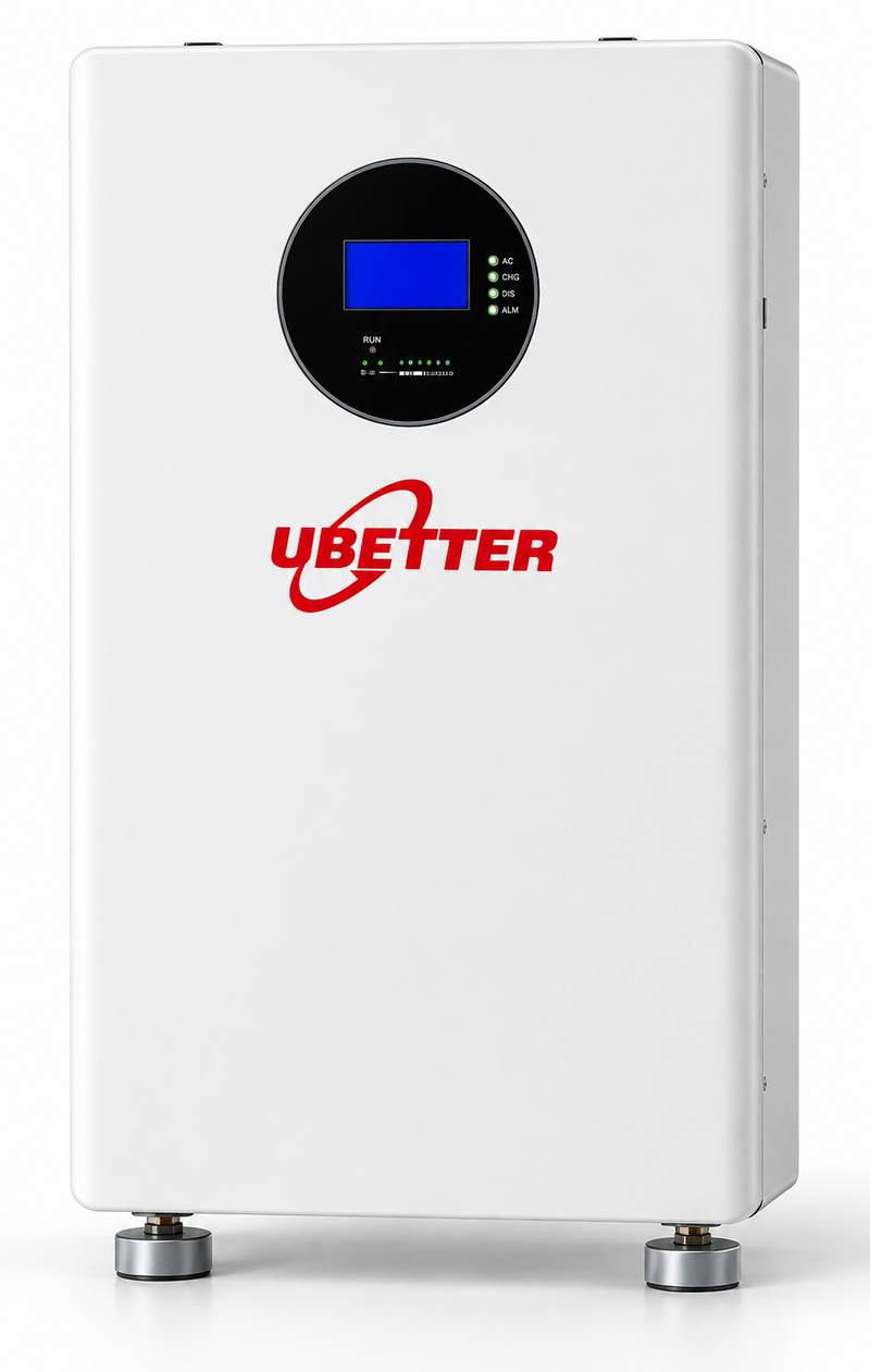 Photorealistic Ubetter 5kWh 51.2V 100Ah LiFePO4 lithium battery
