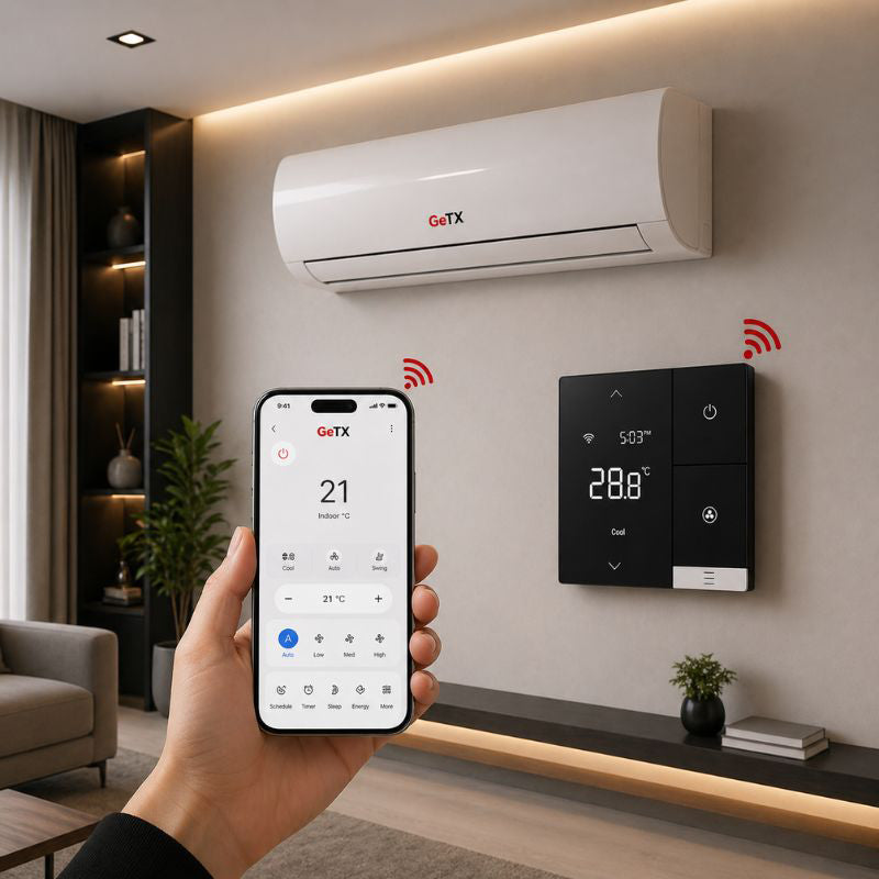 GeTX 1.5 Ton ACDC Hybrid Solar Inverter Air Conditioner – GTA-18BS